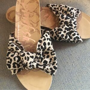 Blowfish Leopard Print Sandals